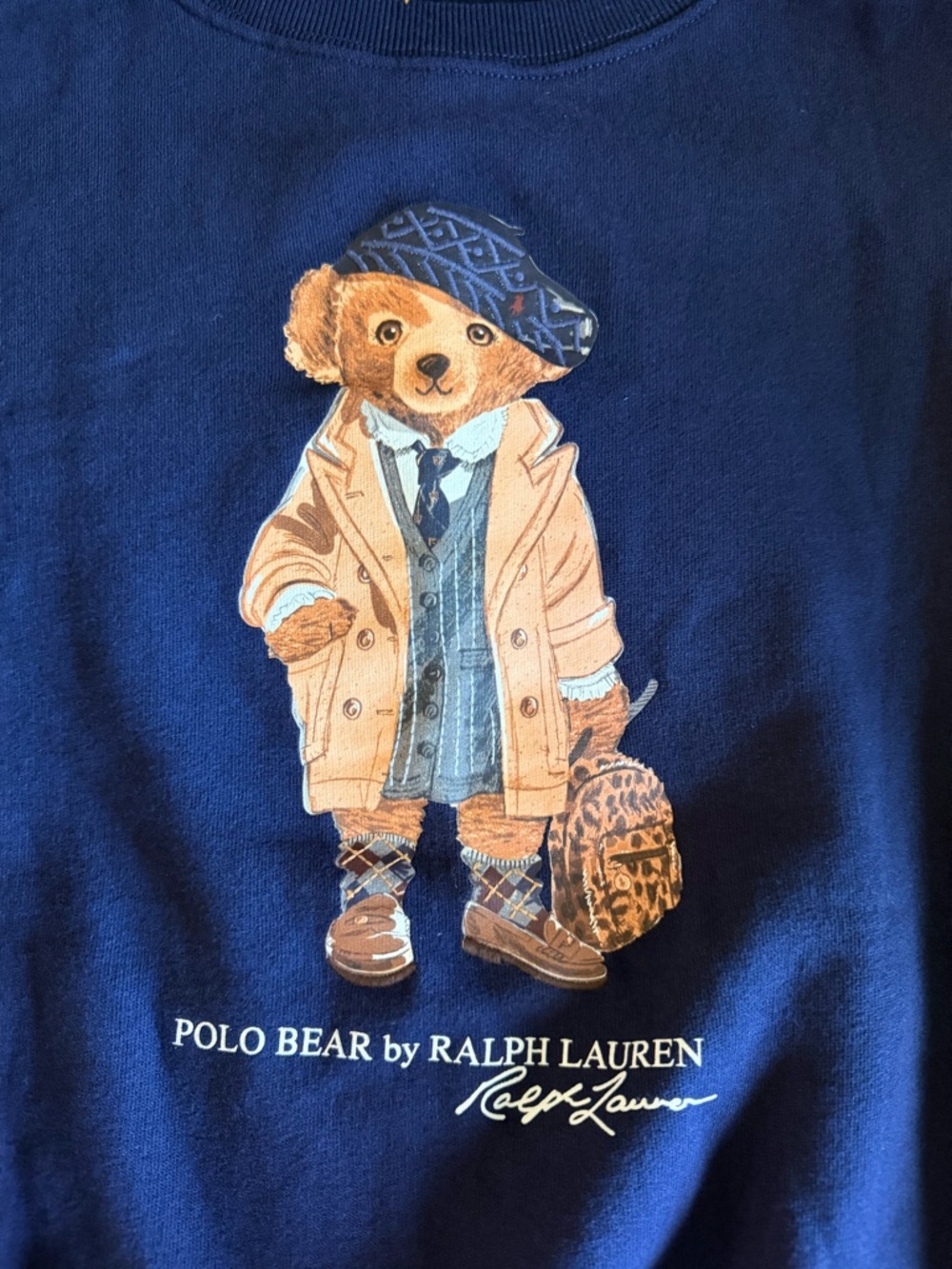 Girls XL Ralph Lauren (Polo) Bear sweatshirt - Picture 2 of 5